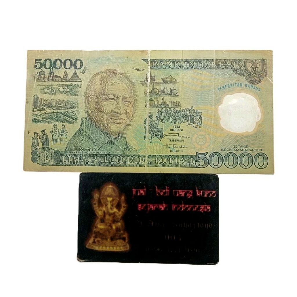 UANG 50000 RUPIAH 1993 POLYMER