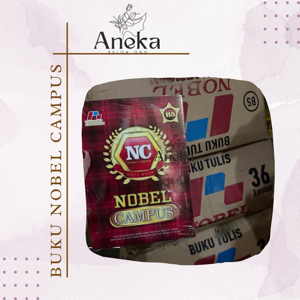 [ DUS ] BUKU TULIS CAMPUS NOBEL 36 LEMBAR / BUKU TULIS BESAR BOXY