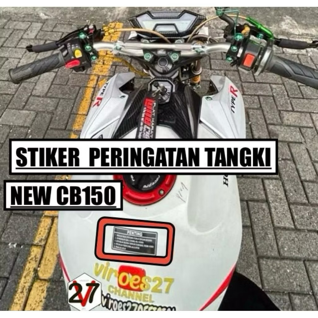 Stiker Tangki NEW CB150R / CBR 150R ORIGINAL HONDA