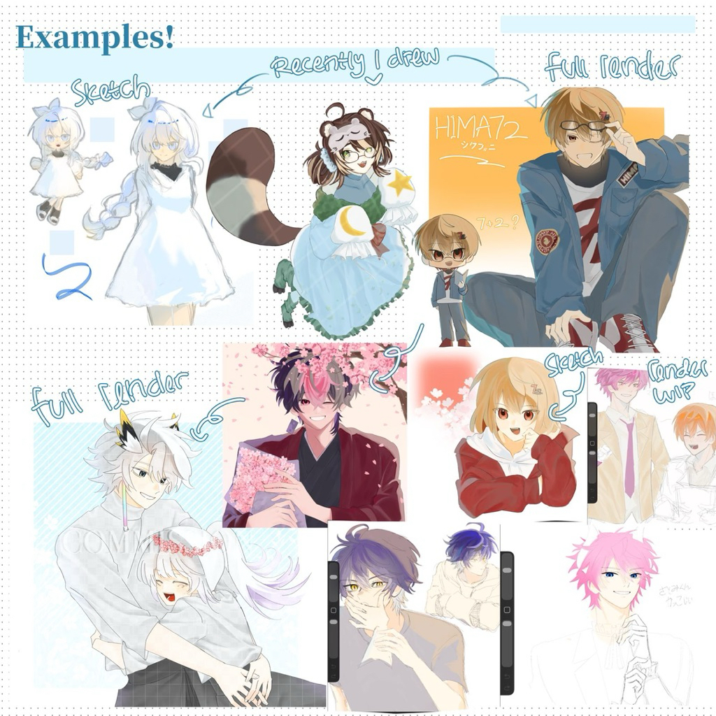JASA COMMISSION GAMBAR (ANIME STYLE)