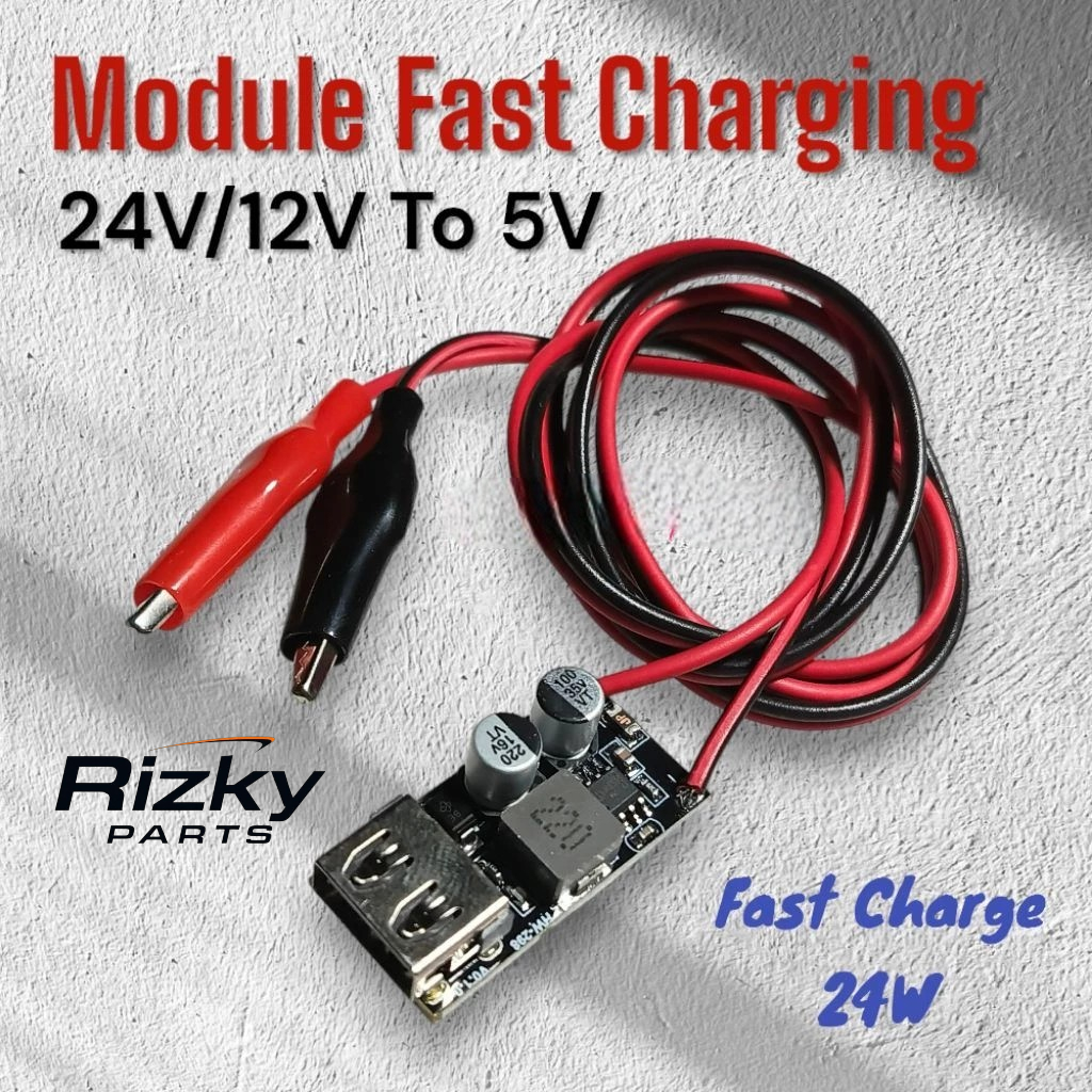 Modul Fast Charger 5V 24W / Modul Power Bank fast Charger.