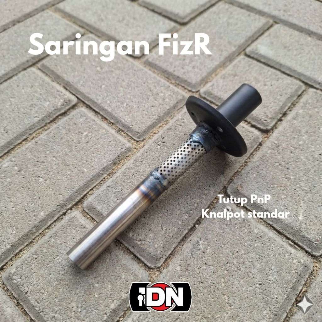 Saringan Sarang Knalpot Fizr Fiz R F1zr Standar Bobok Model Saringan 1/4 Seperempat Moncong Lurus Su