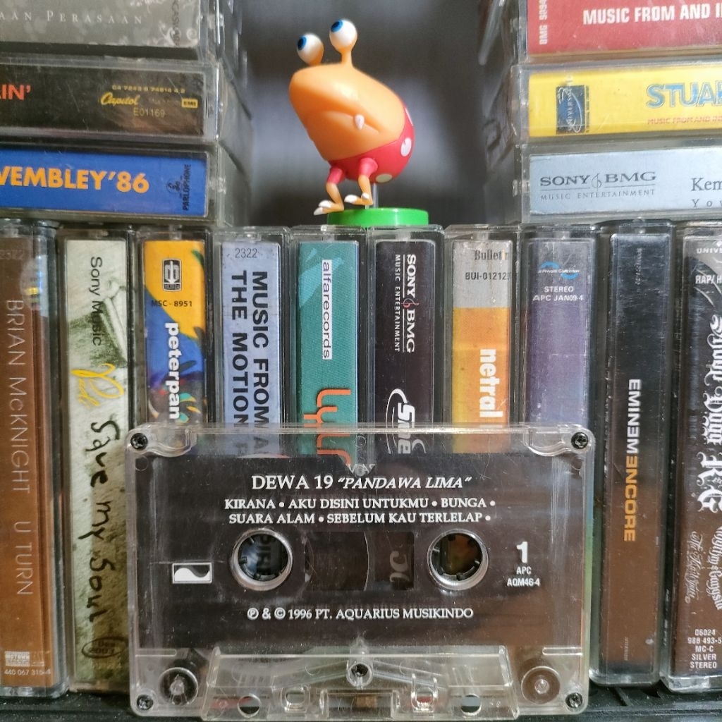 Kaset Pita Dewa Dewa19 Dewa 19 Pandawa Lima Kirana hanya kaset