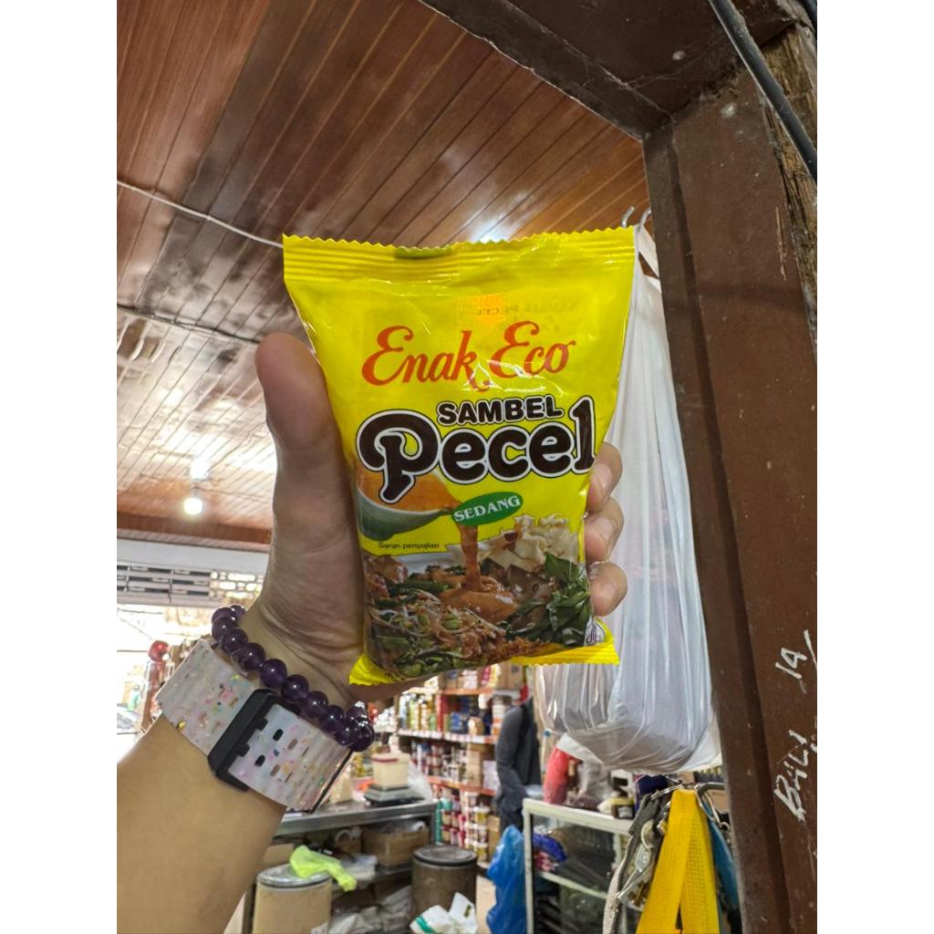 Bumbu Pecel Sedang Enak Eco / Pecel Sauce Enak Eco - 185 Gram