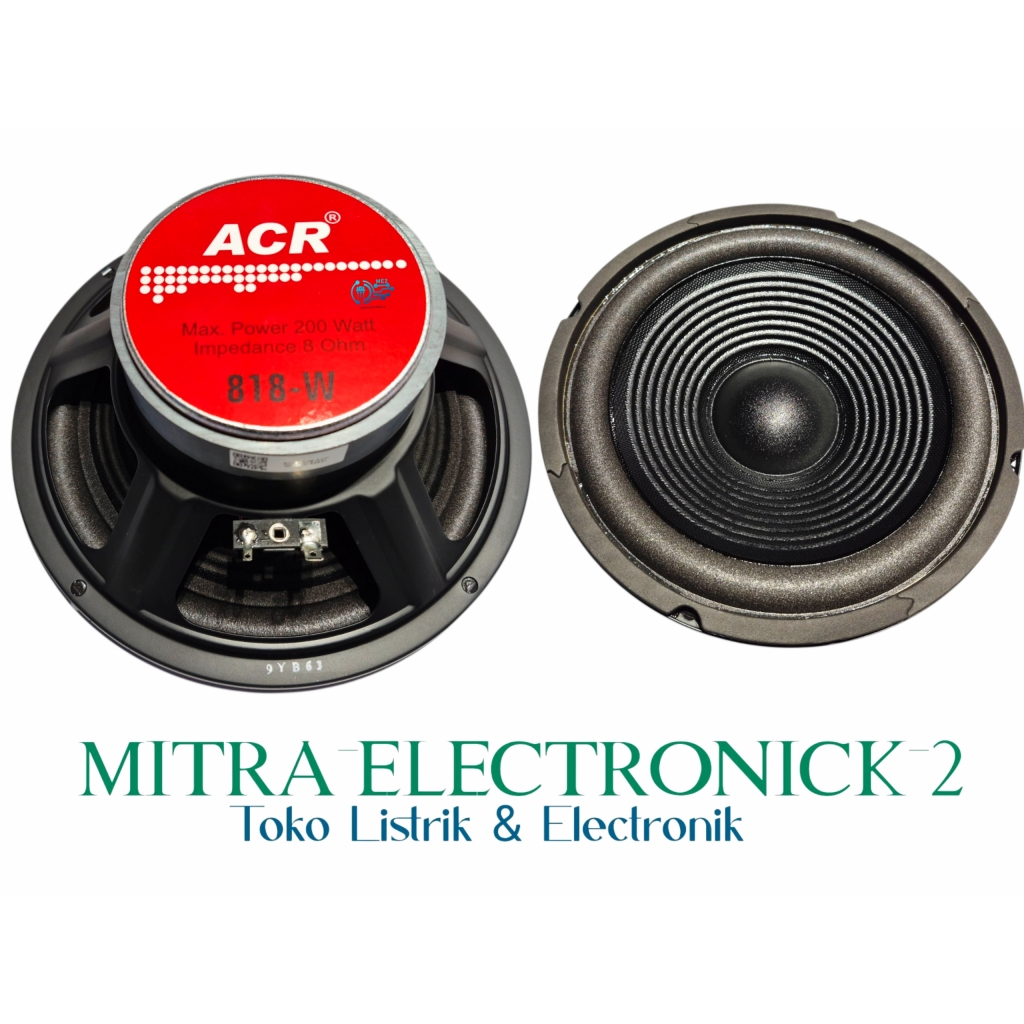 Speaker ACR 8 inch woofer Tipe 818 w