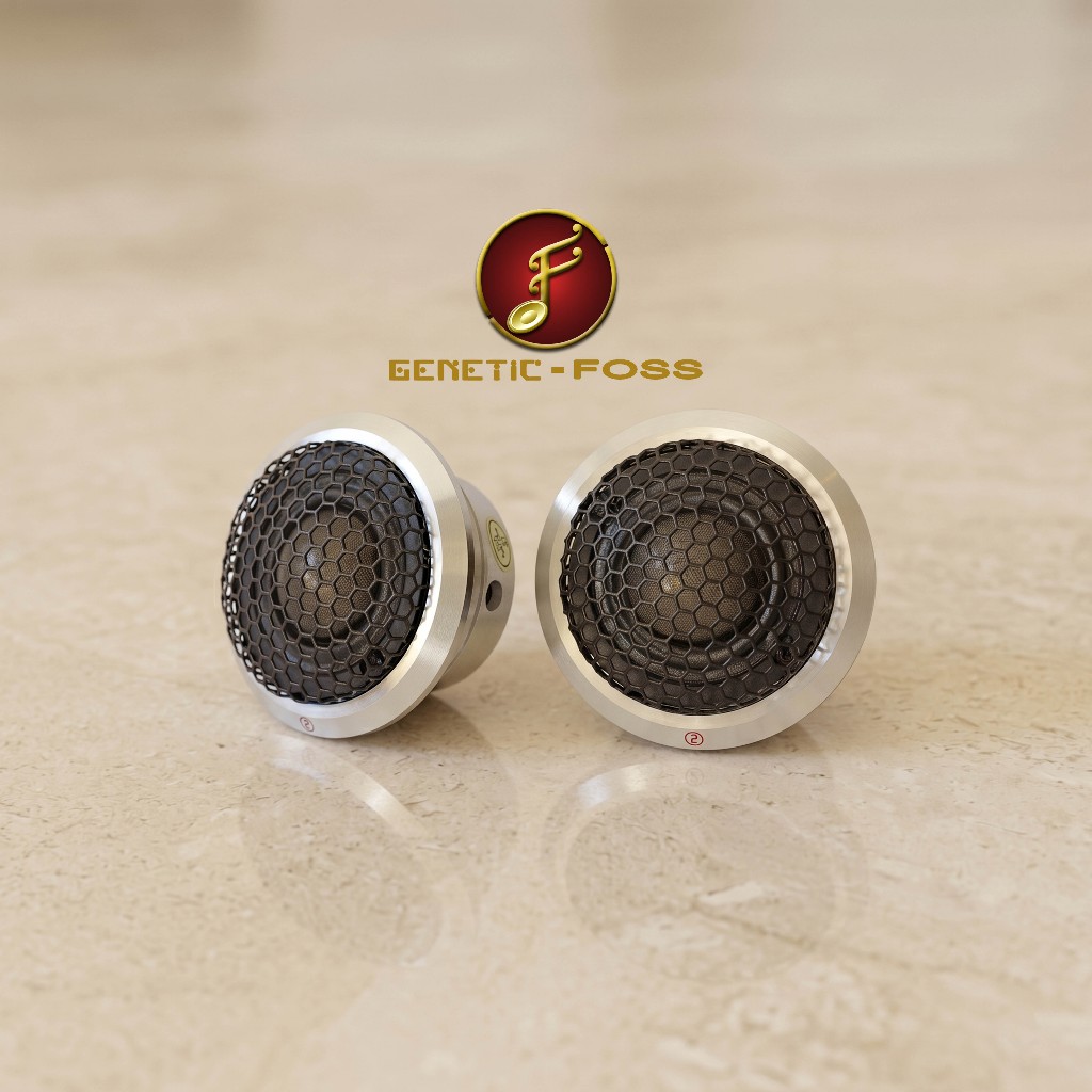 Tweeter Mobil Foss Chamber Softdome Set - Daily Sound Quality SQ Upgrade Original