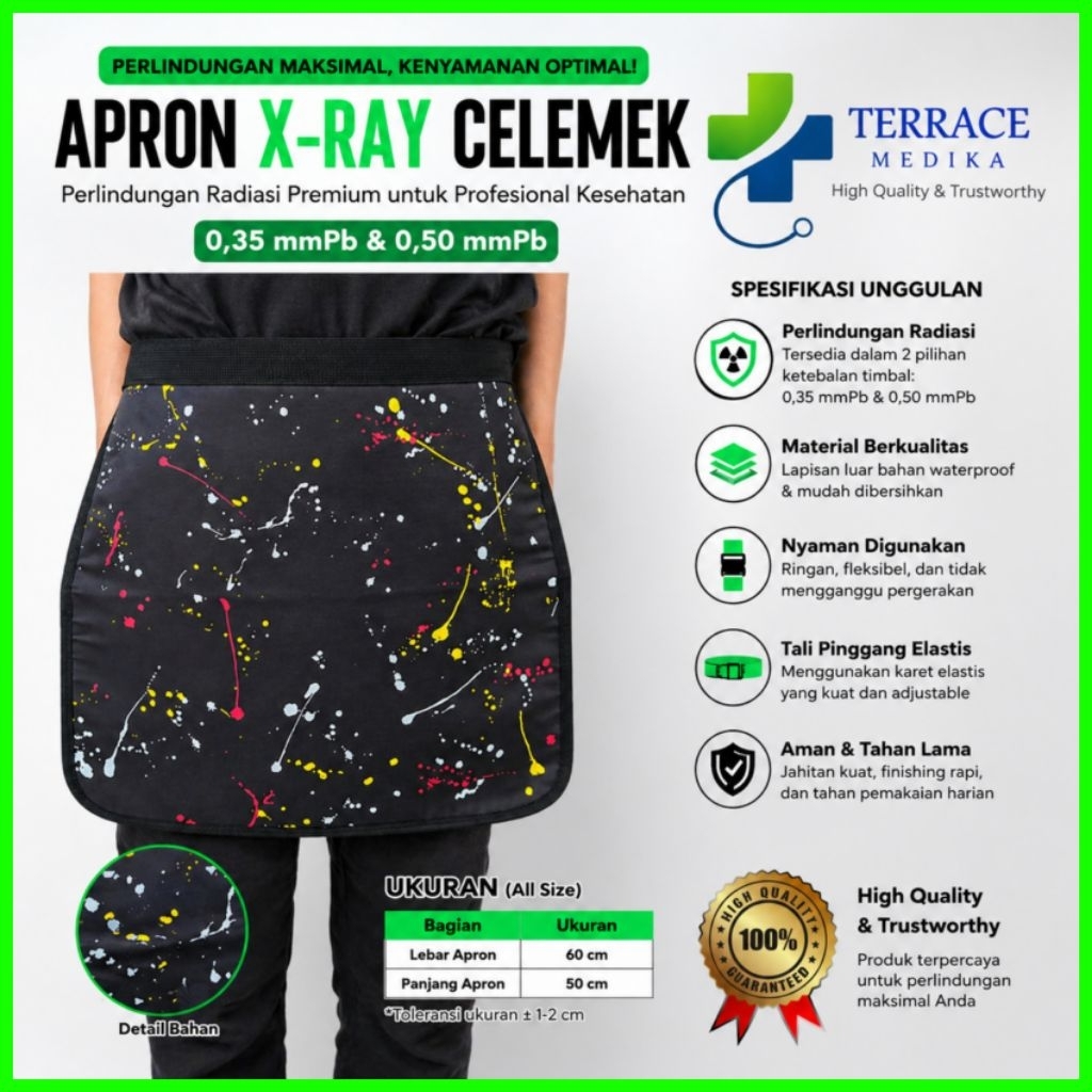 Apron X-ray 0,35 & 0,50 mmpb Apron X-ray Celemek