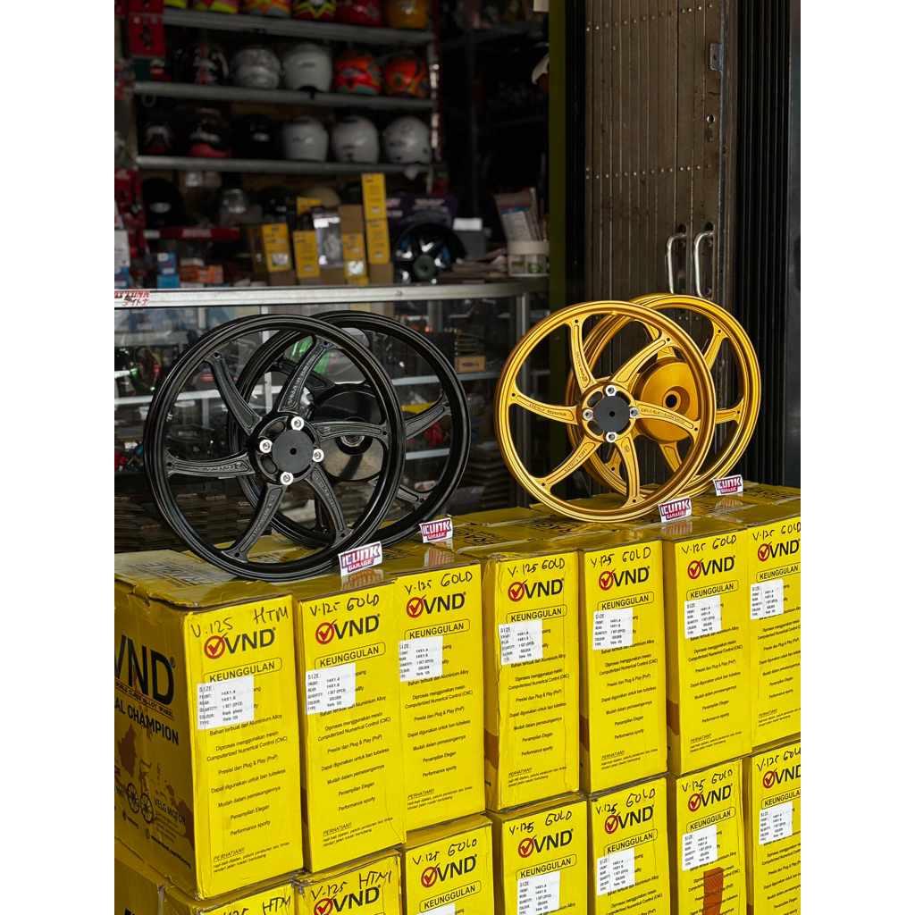 velg vnd sixstar palang 6 vario 125 150 160 stylo 160 pcx beag scoopy genio vario 110 spacy pnp orig