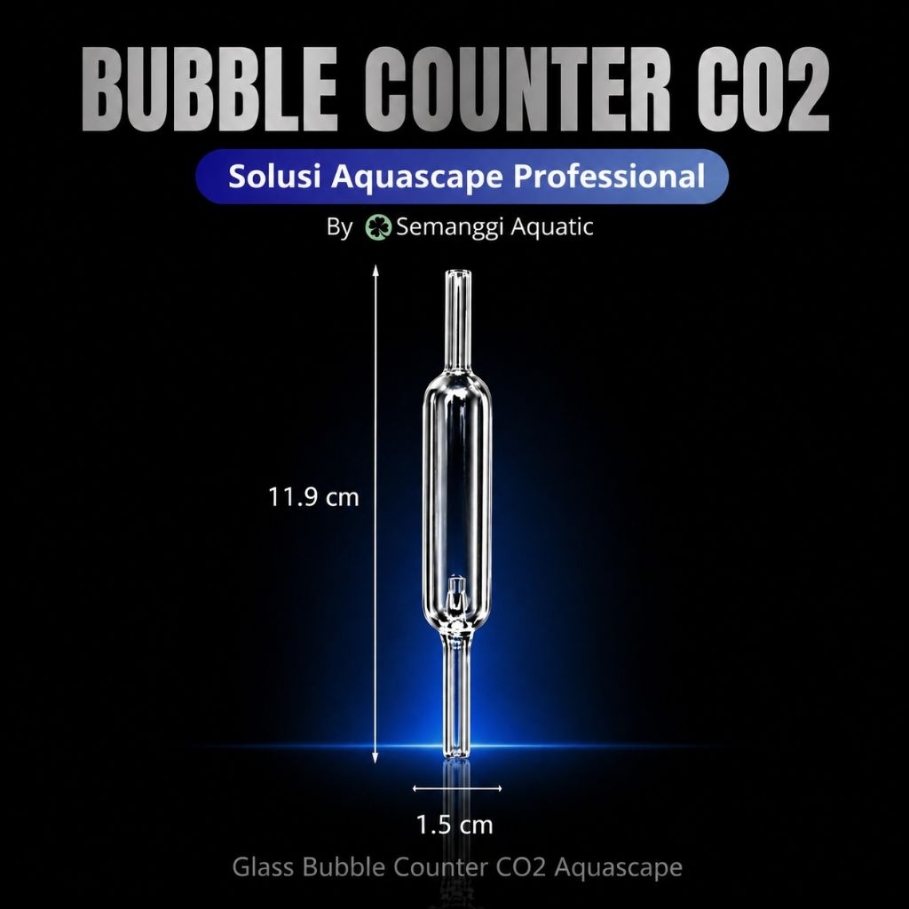 [GLASS] Bubble Counter Co2 / Bubble Counter for Aquascape