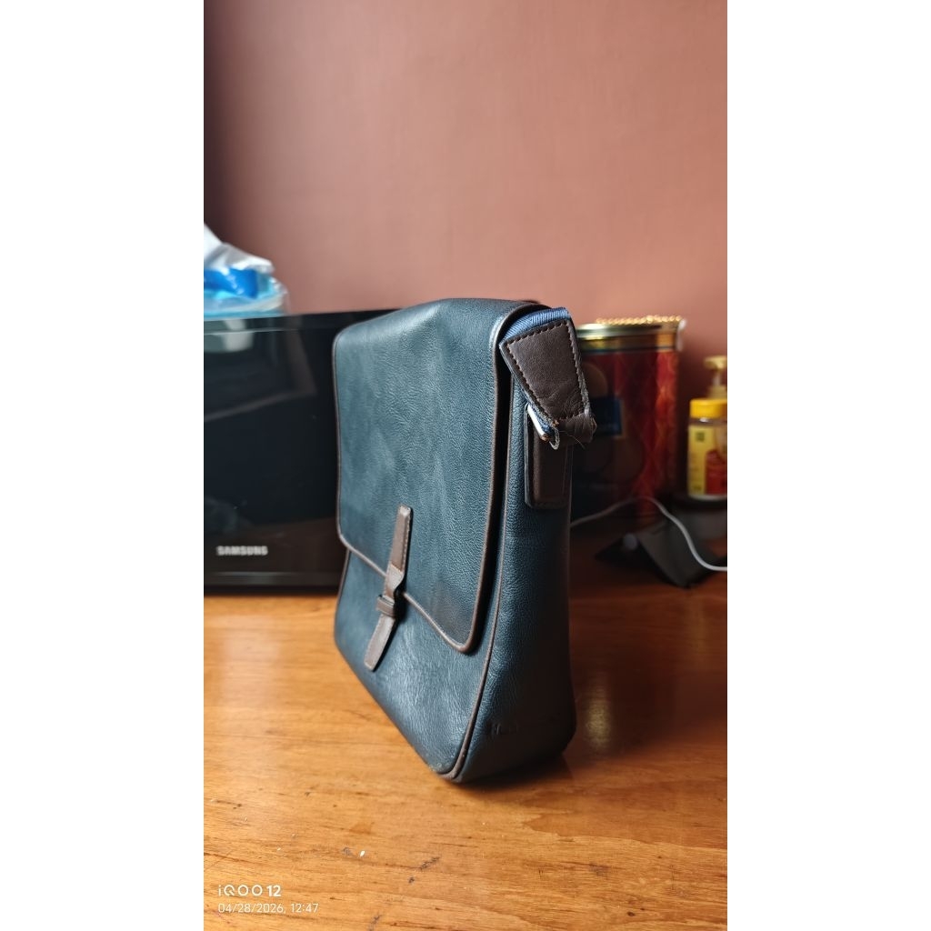 Hush Puppies Genuine Leather Bag Tas Selempang Kulit Tas Bahu