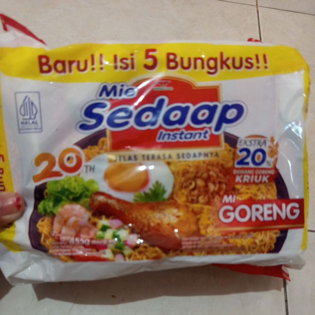 Mie sedap goreng isi 5