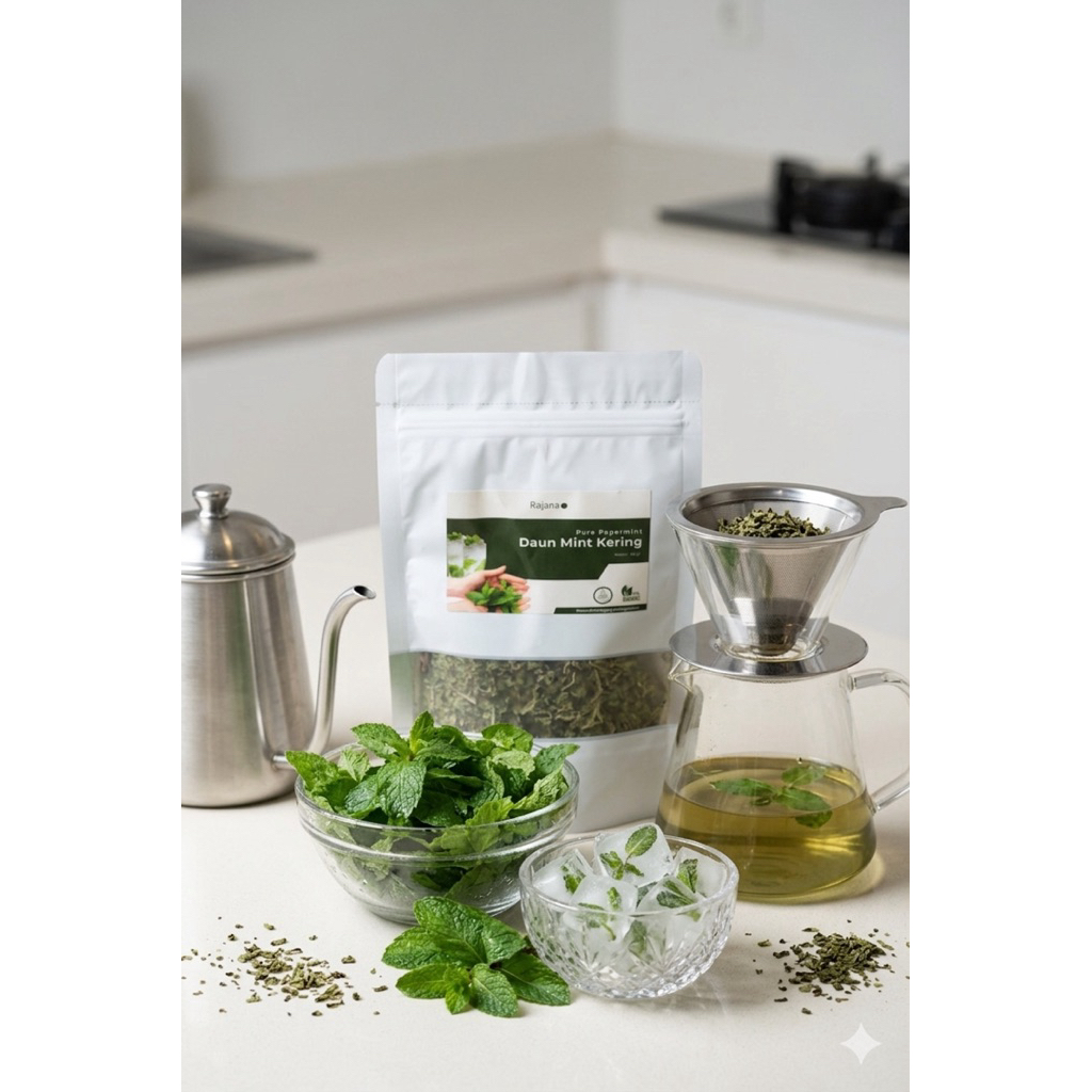 Daun Mint Kering 10 gr / 50 gr Teh Daun Mint / Peppermint tea