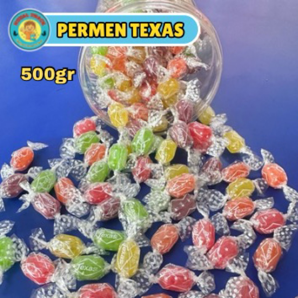 [ 500gr ] Permen Liliput Texas Rasa Buah Mini Mix
