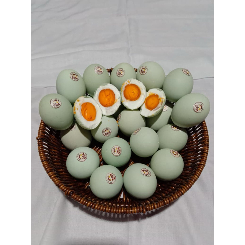 Telur Asin Eca omega 3 isi 6 butir per mika ukuran extra super jumbo