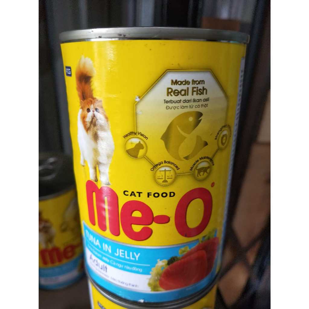Makanan Kucing Basah Meo Kaleng 400g - Aroma Menarik, Vitamin, Membantu Nafsu Makan