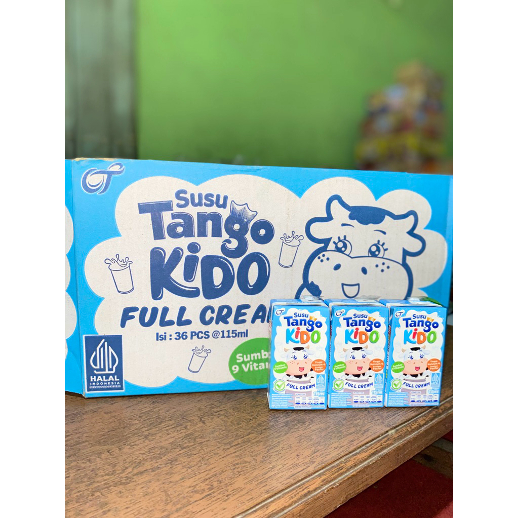 1 KARTON FULLCREAM SUSU TANGO KIDO