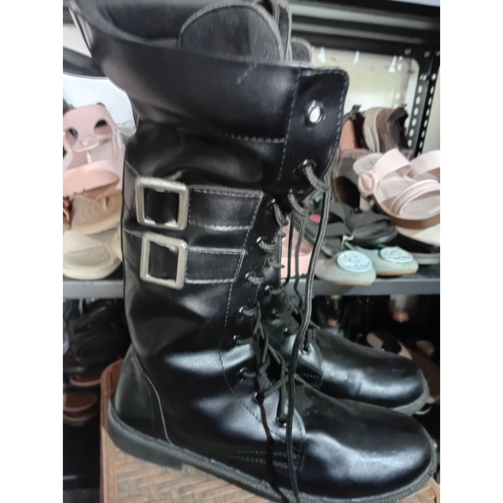 Sepatu Boots Paskibra Pria dan Wanita Sepatu Mayoret