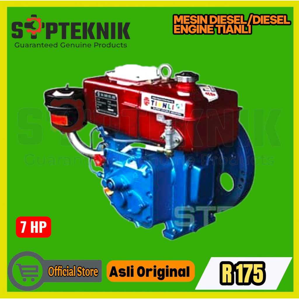 MESIN DIESEL/ENGINE DIESEL R175 7HP TIANLI