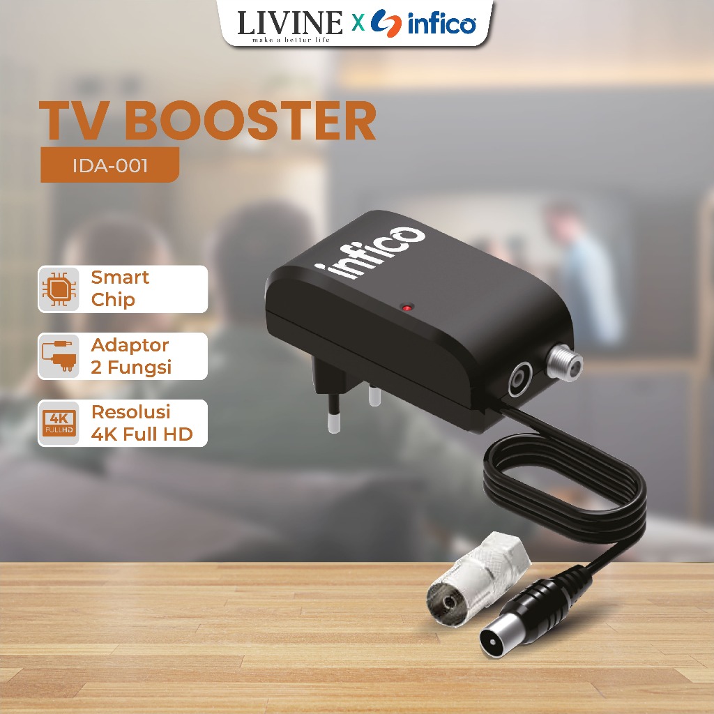Infico Booster Sinyal Antena Infico Full HD Smart Chip IDA-001