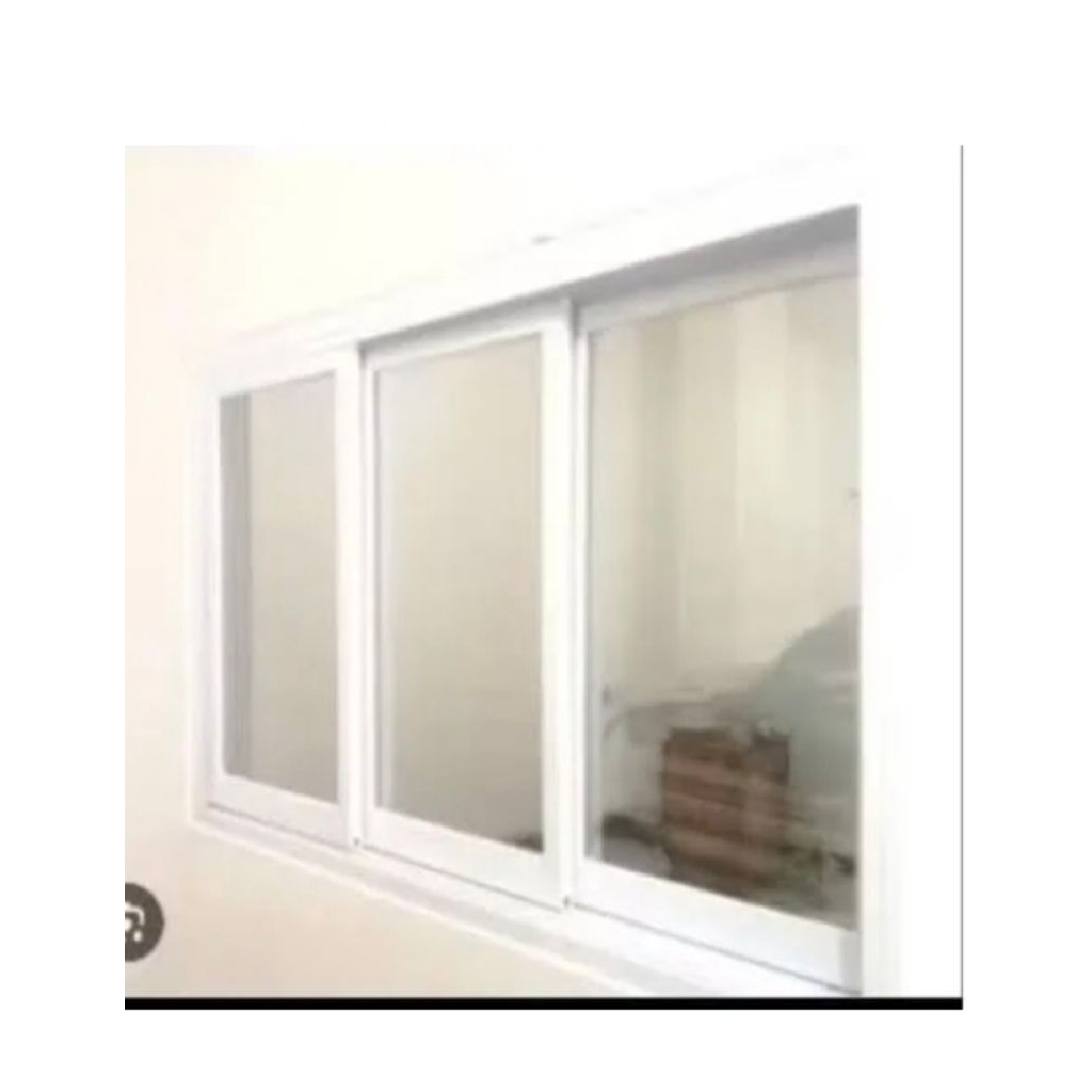 Jendela Geser 3 daun Aluminium