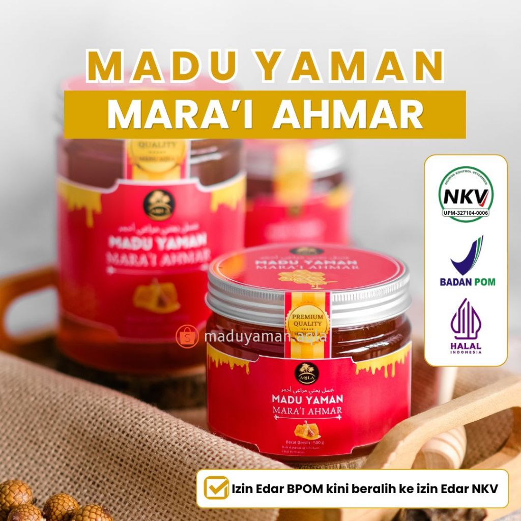 Madu Marai Ahmar Mumtaz Gratis Tongkat Madu Marai Merah Asli Hadhramaut Yaman Madu Yaman AQLA