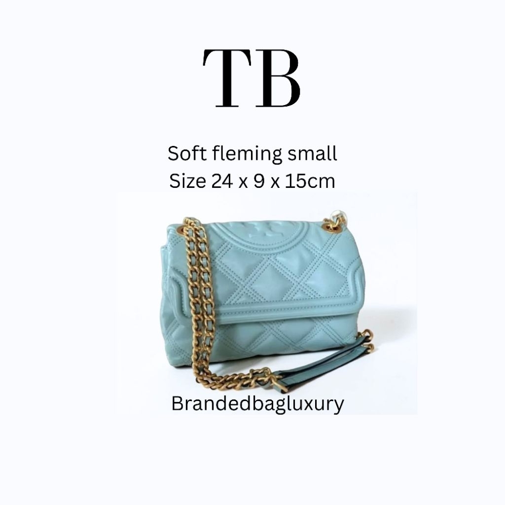 TB soft fleming small in torquise