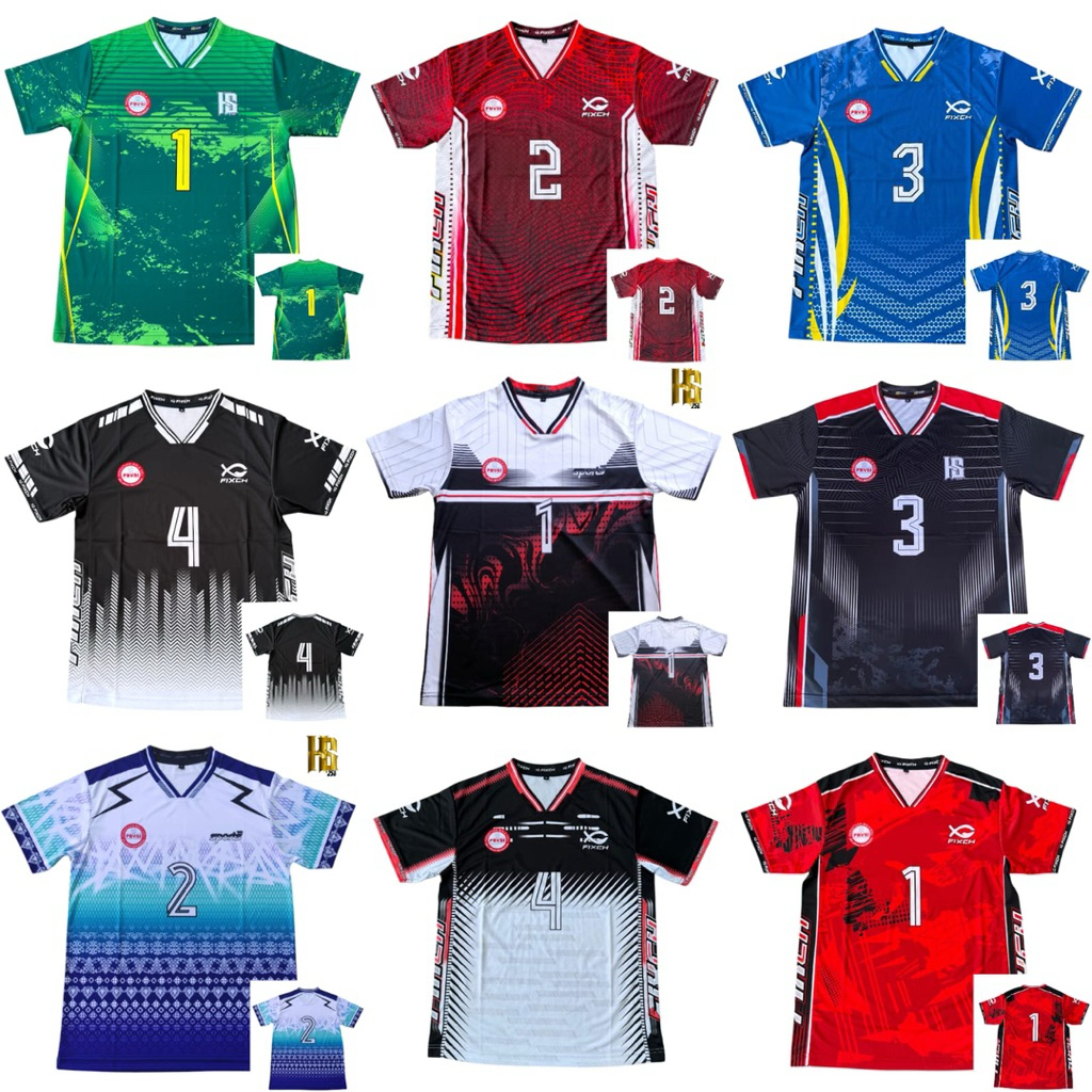 Jersey Voli VBT Full Printing Pria atasan volly / Volleyball