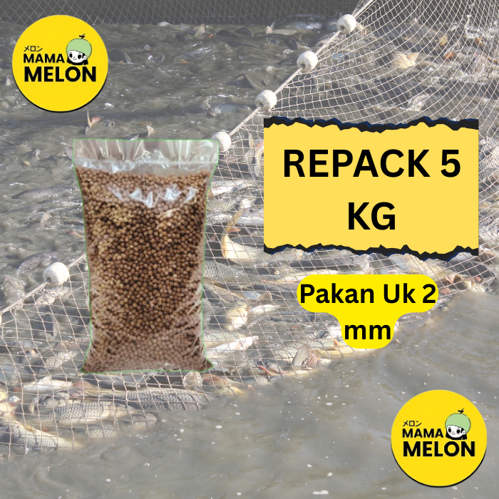 PAKAN IKAN PELET APUNG IKAN GURAME NILA LELE SEMUA JENIS IKAN SAFIR 2 DE HEUS REPACK 5 KG