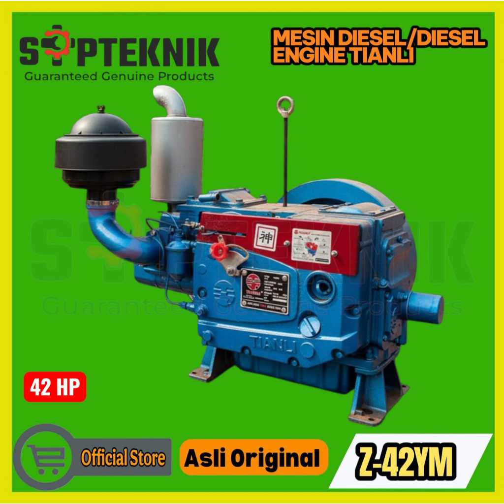 MESIN DIESEL/ENGINE DIESEL Z-42 YM (TANPA TANGKI) 42HP TIANLI