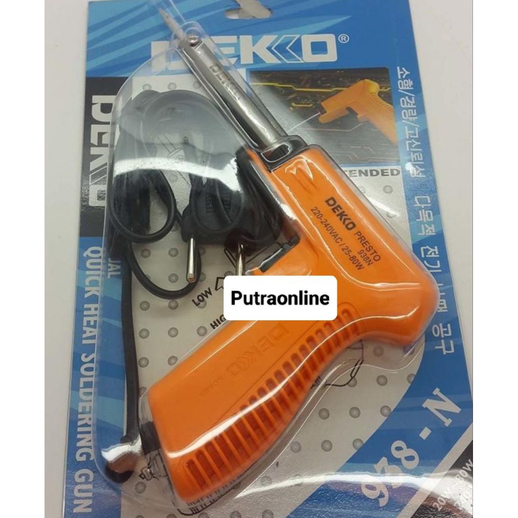 DEKKO 938N SOLDER GUN SOLDER TEMBAK