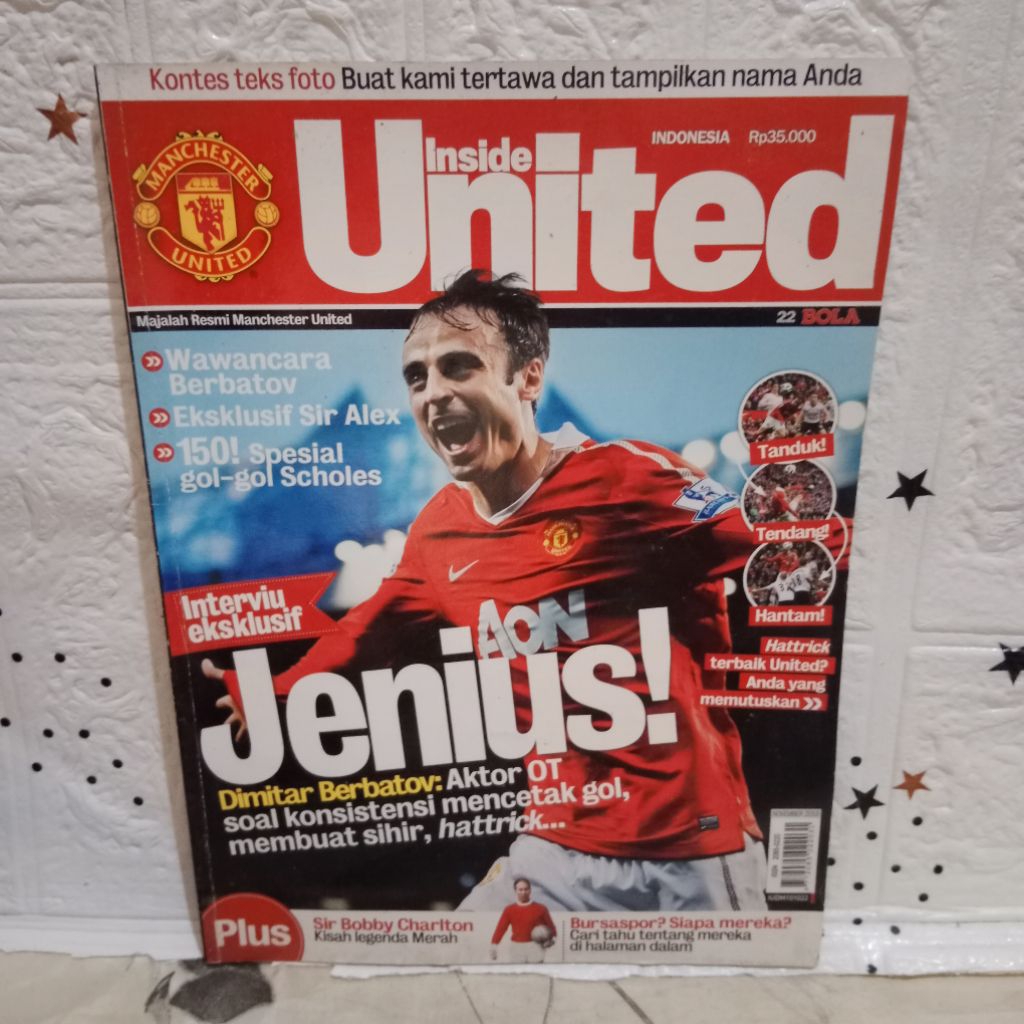 MAJALAH BOLA INSIDE UNITED NOVEMBER 2010