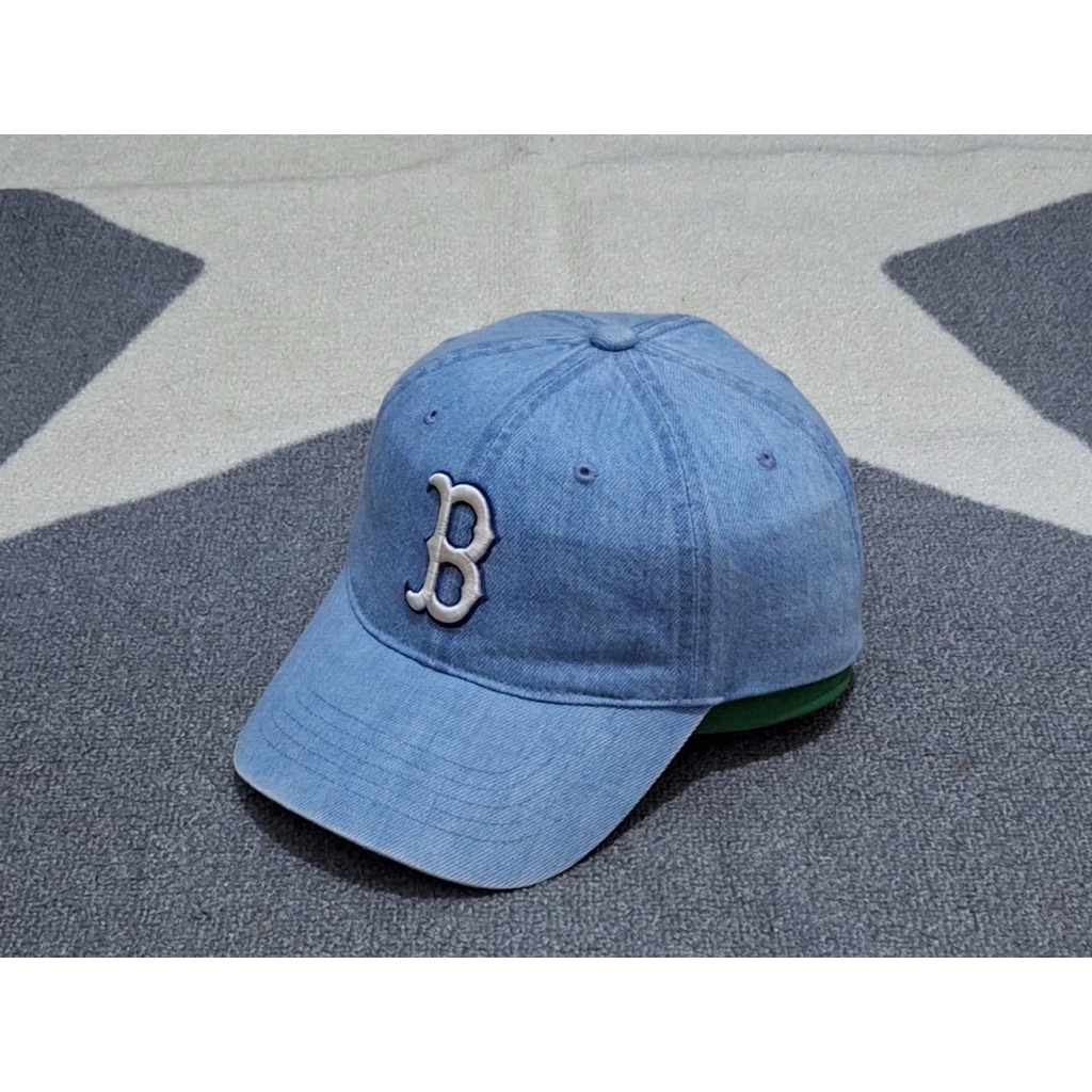 topi denim mlb b preloved