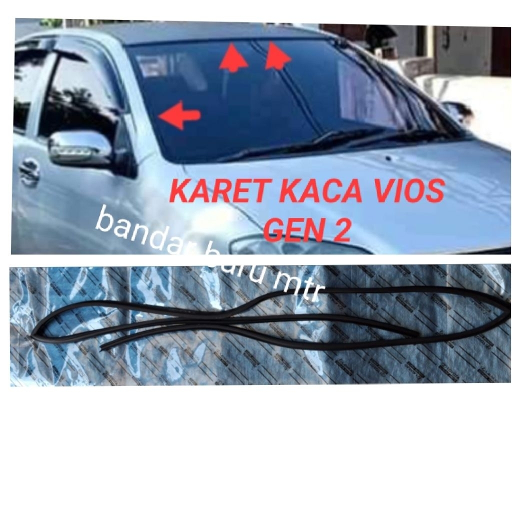 KARET KACA BESAR DEPAN MOBIL VIOS GEN 2