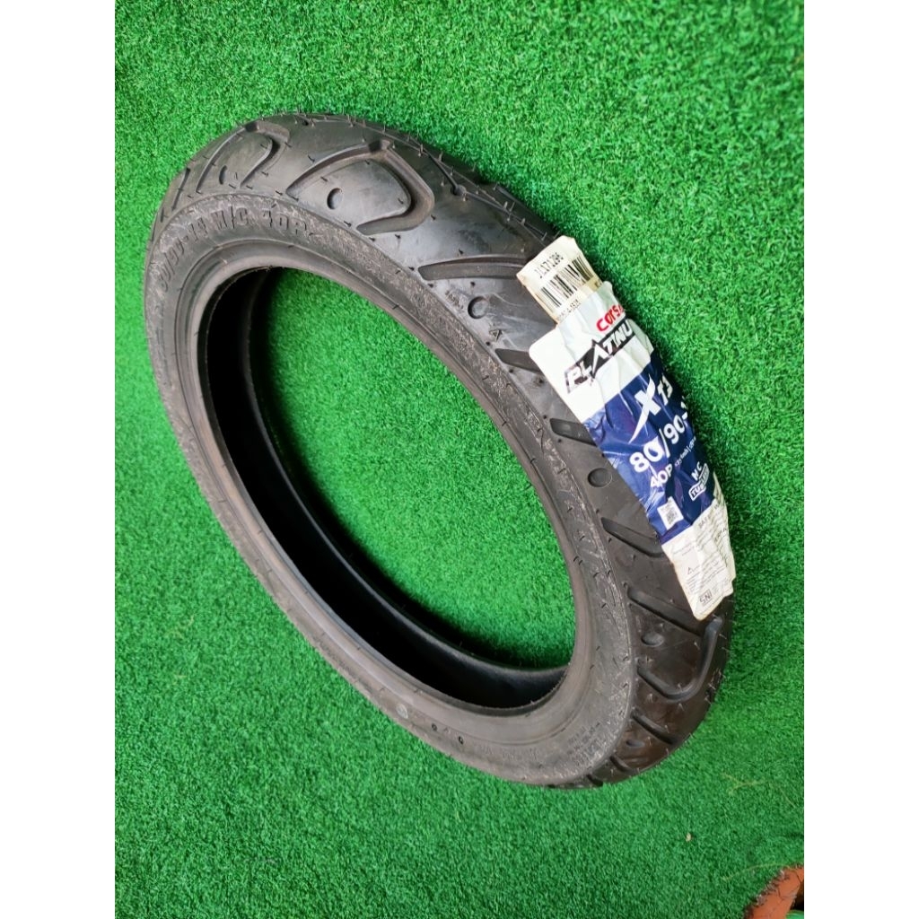 BAN LUAR 80/90 14 CORSA PLATINUM XT3 TUBELESS BAN 80/90 RING 14 CORSA PLATINUM TUBLES TAHUN MUDA
