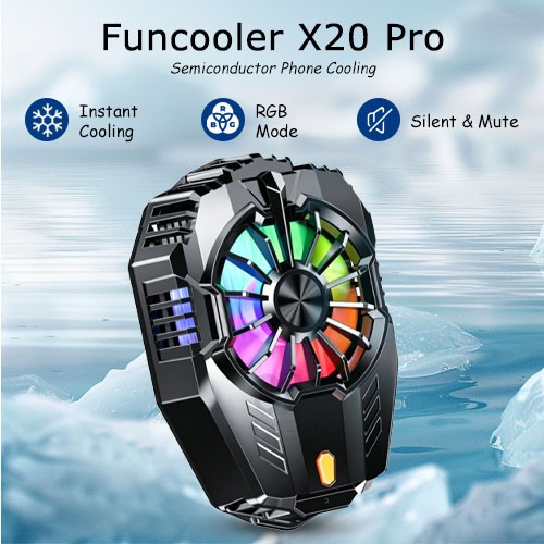 Funcooler X20 Pro Fan Cooler Radiator Pendingin HP Cooling Fan Gaming