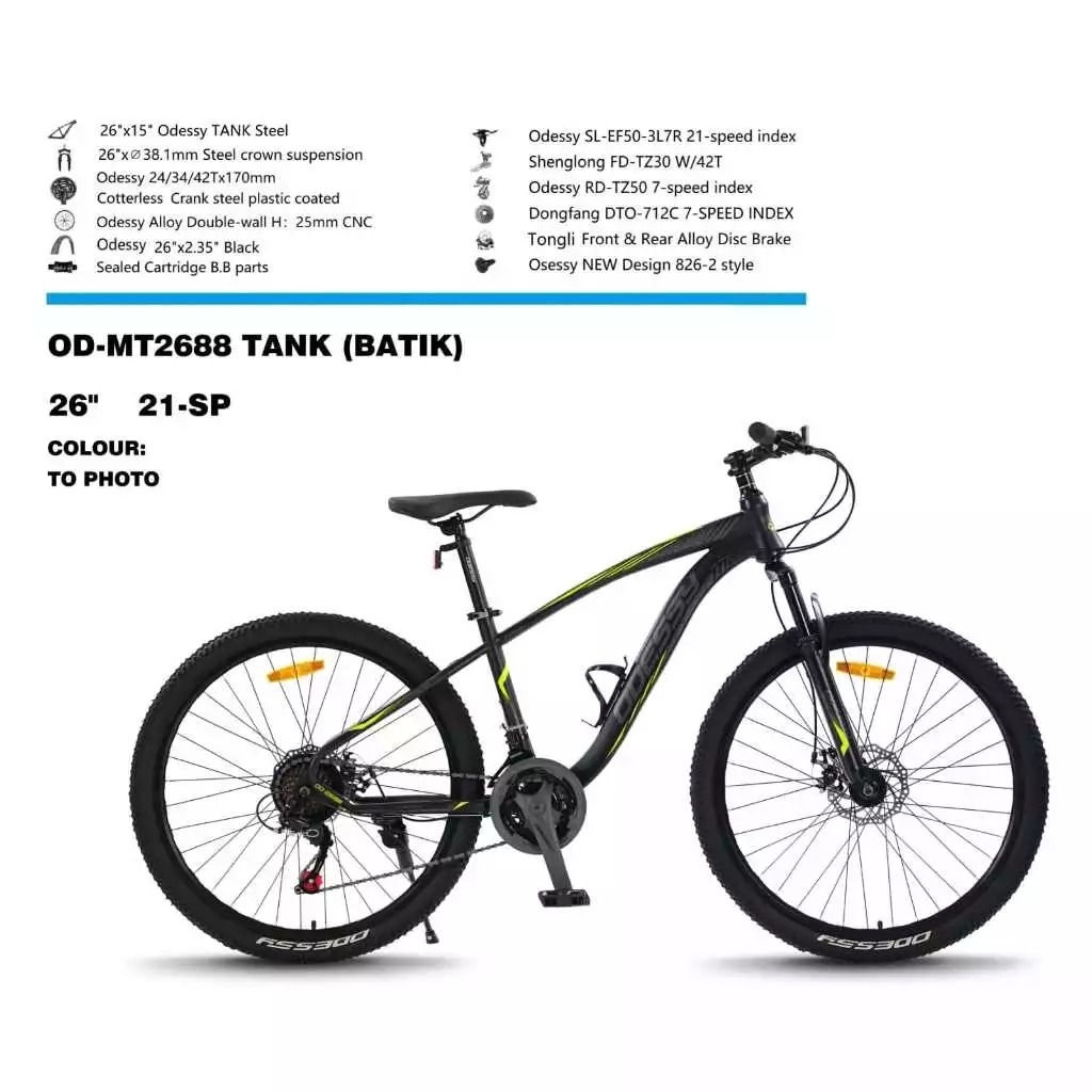 Sepeda Gunung MTB 26 inch Odessy Tank New Sepeda gunung murah