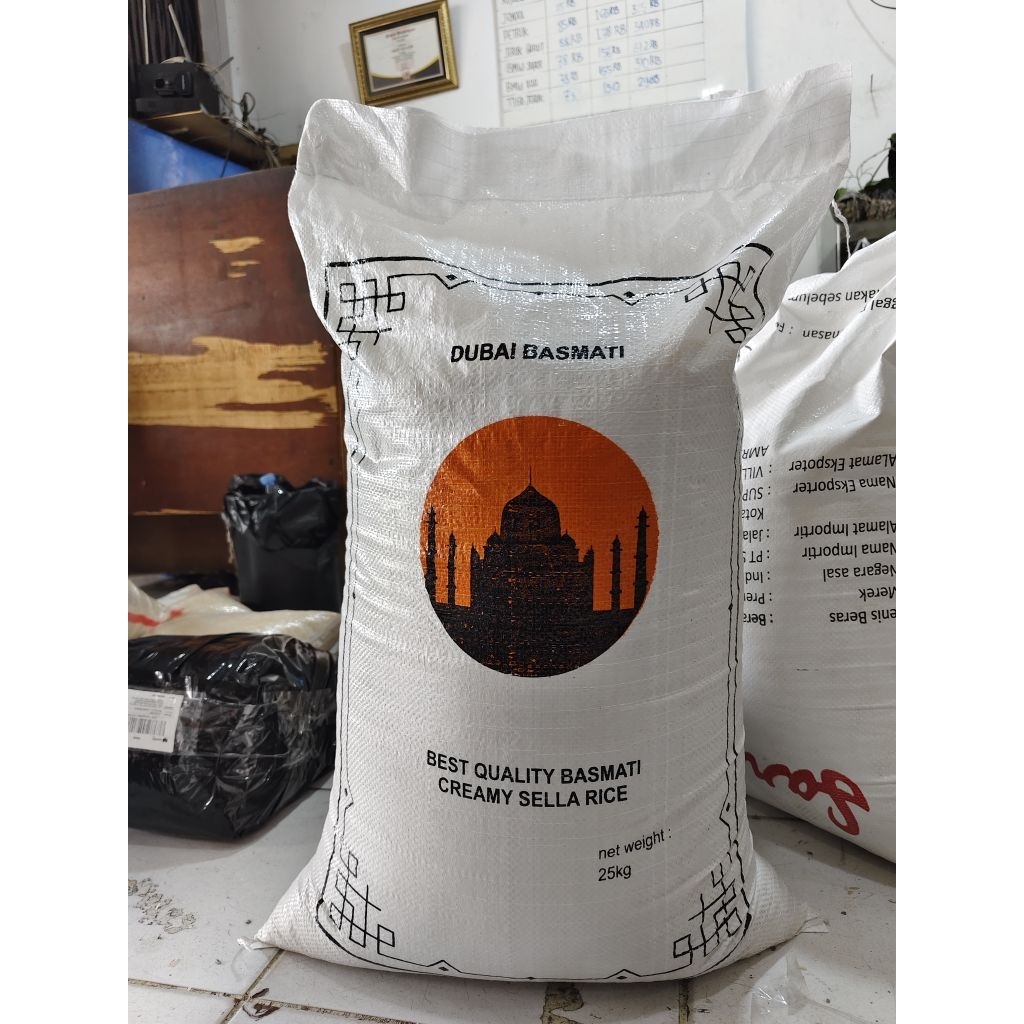 Beras Dubai Basmati 25kg berkualitas bagus-free ongkir
