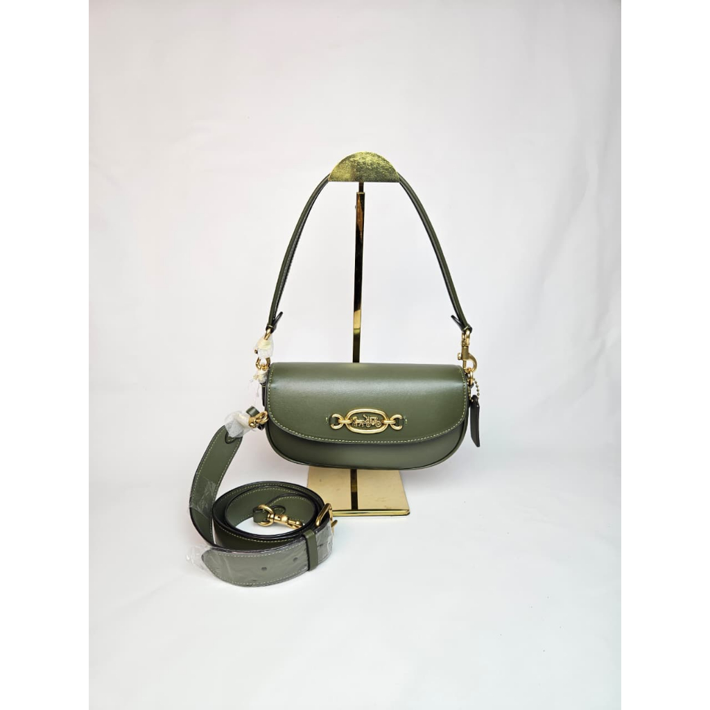 Coach Harley Sholder Bag : ARMY GREEN