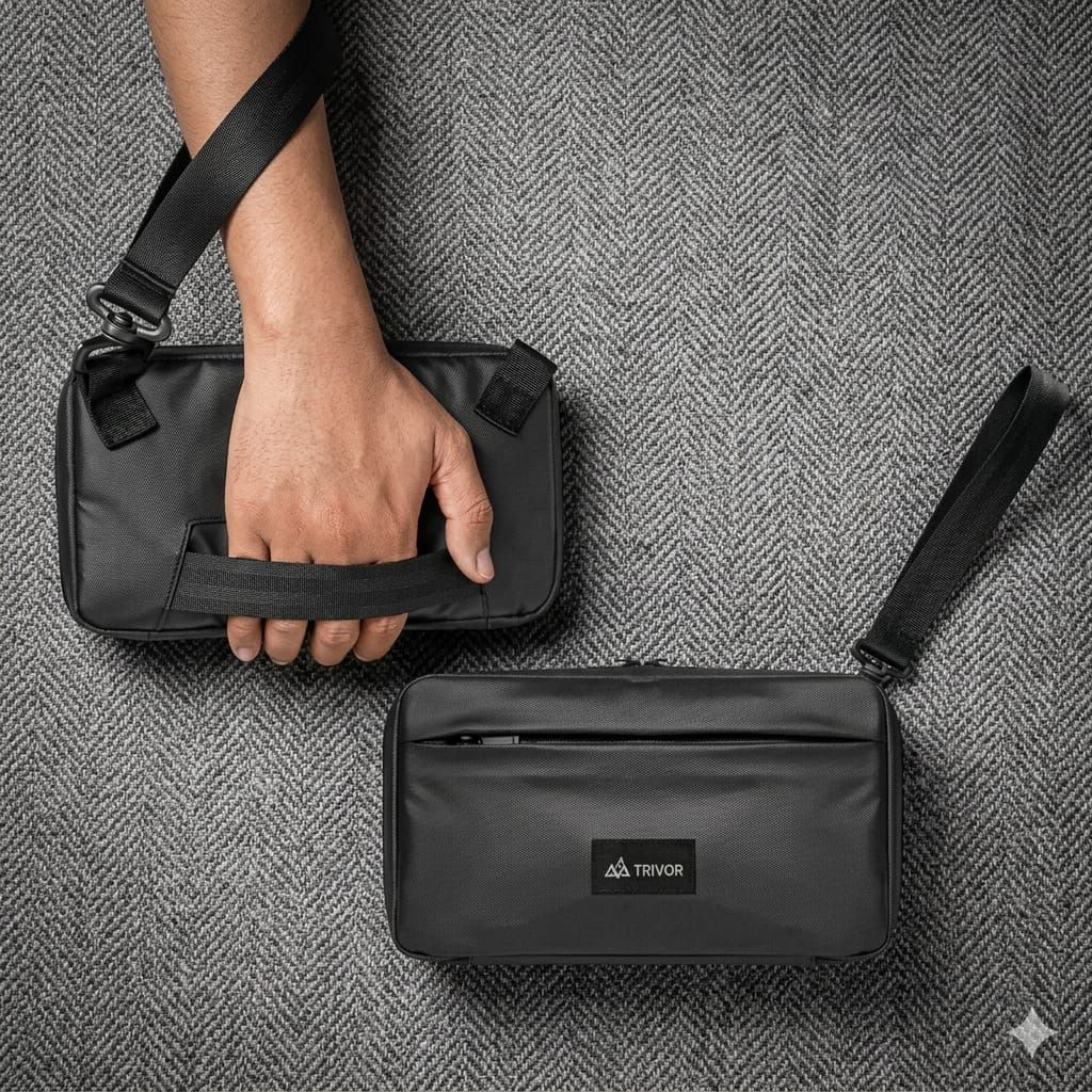 clutchbag pria wanita anti air tas hp tas dompet keren minimalis
