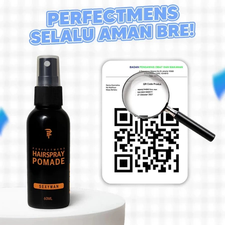 POMADE CAIR TERLARISS / POMADE LIQUID / PERFECTMENS POMADE SPRAY CAIR minyak rambut cowok parfum ram