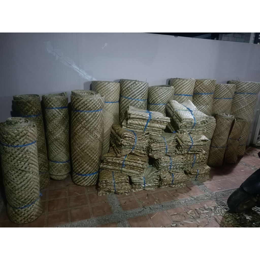 TIKAR PANDAN RANGKAP 2 LEBIH TEBAL UK 120X180 ,Kloso Pandan/Tikar anyaman uk besar 120x 180 2 rangka