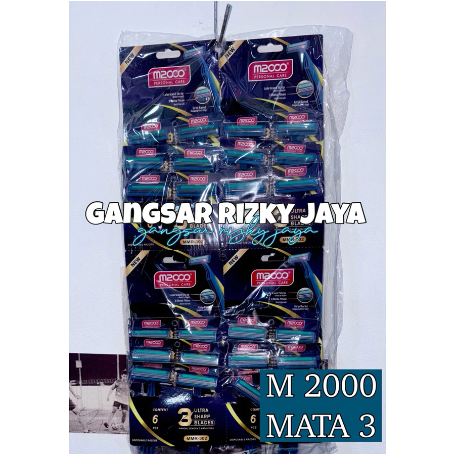 Cukuran Jenggot / Kumis / Rambut M2000 Alat Pisau Cukur Mata 3