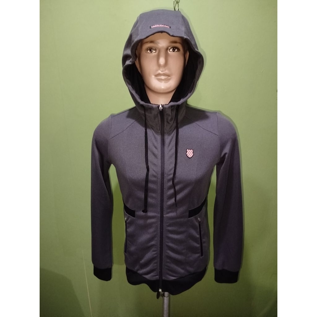 JAKET HOODIE K SWISS COURT PERFORMANCE SCUBA ABU