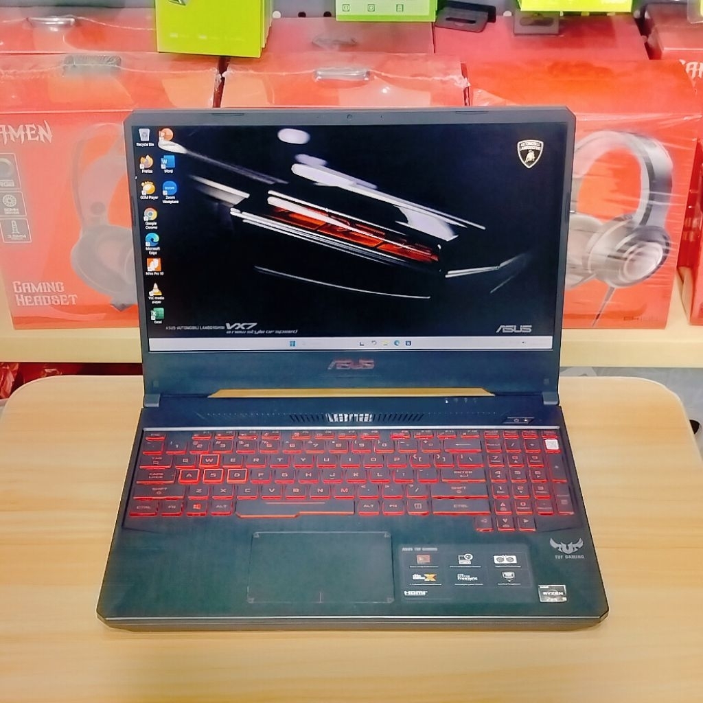 Di Jual Laptop ASUS TUF FX505DY Ryzen 5 Ram 8GB SSD 512GB RX560X Mulus Gaming