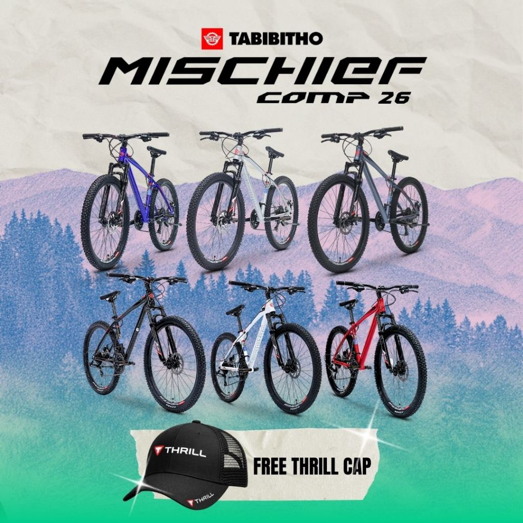 SEPEDA GUNUNG 26 MTB TABIBITHO MISCHIEF COMP - FRAME ALLOY