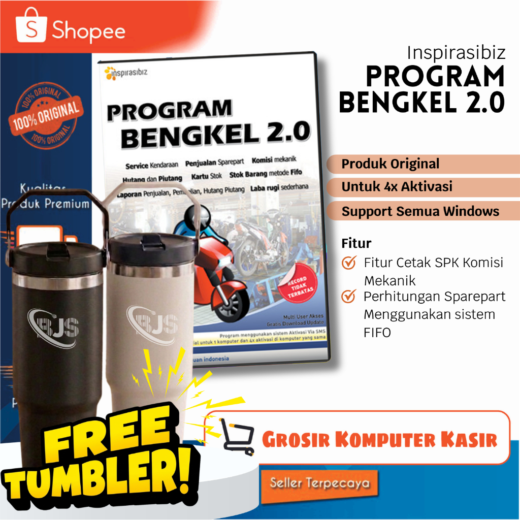 Program Bengkel | Program Bengkel 2.0 | Program Kasir Bengkel |  Software Bengkel | Software Bengkel