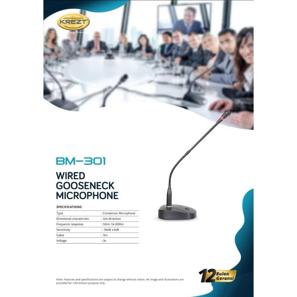 mic krezt bm 301 / mic kabel condeser krezt meeting