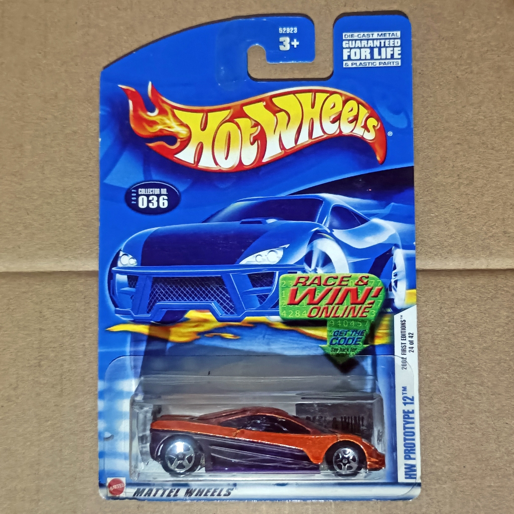 Hot Wheels HW Prototype 12 2002 First Editions Hotwheels Track Stars New Models Balap Drag Loop