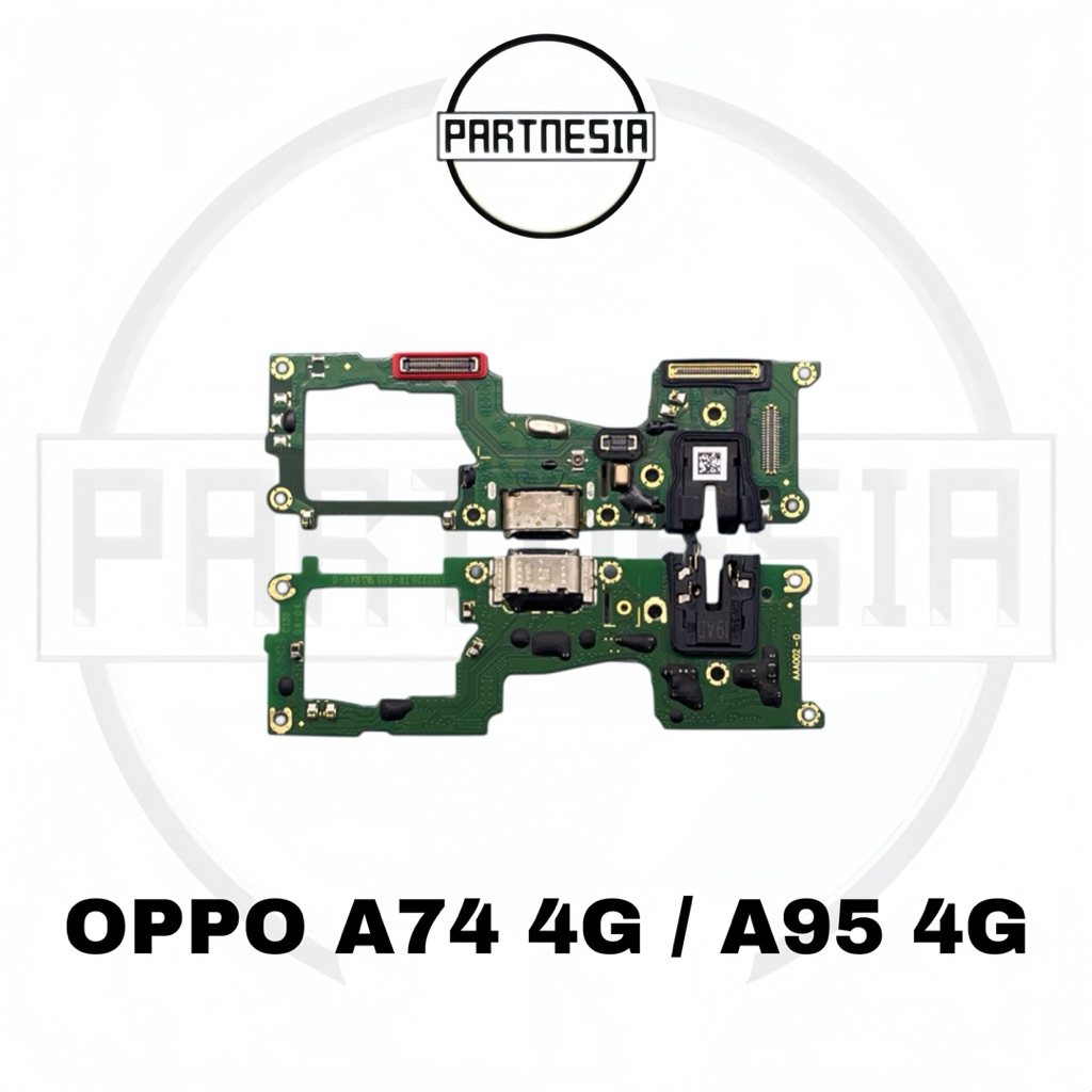 KONEKTOR CHARGER PAPAN MIC PLUG IN SUB BOARD OPPO A74 4G / OPPO A95 4G ORIGINAL COPOTAN