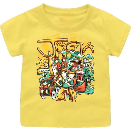 Baju kaos Atasan Jogja Traditional Dance Anak Cowok/Cewek 3 -14TAHUN